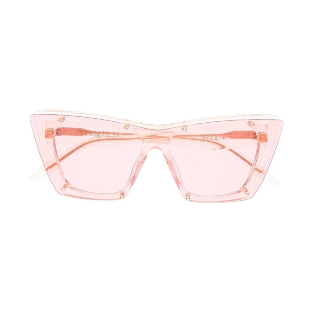 Alexander McQueen Cat Eye Frame Sunglasses Rose-Pink